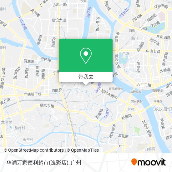 华润万家便利超市(逸彩店)地图