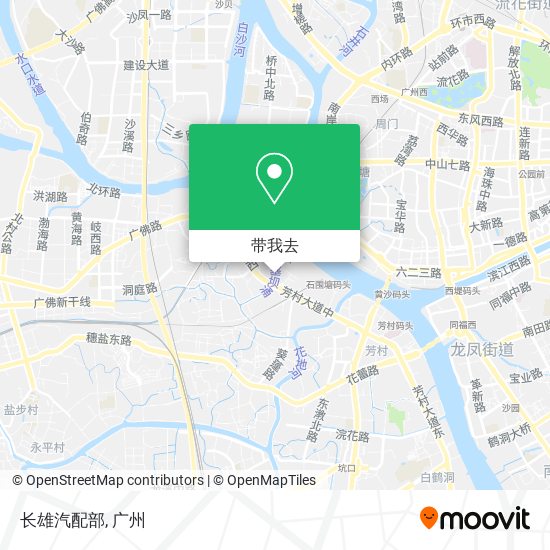 长雄汽配部地图