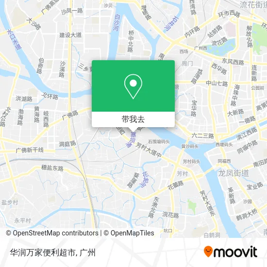 华润万家便利超市地图