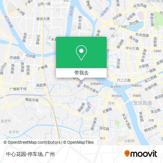 中心花园-停车场地图