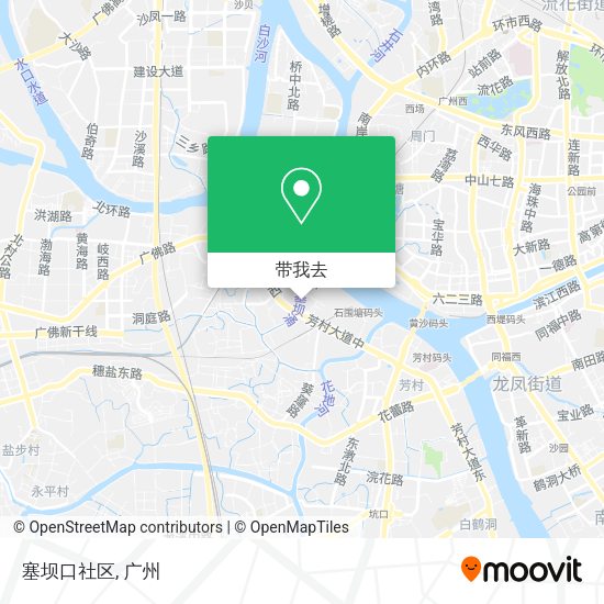 塞坝口社区地图