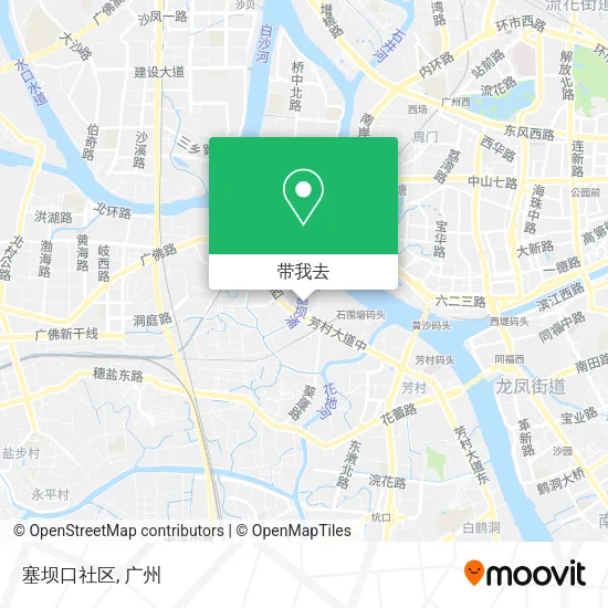 塞坝口社区地图