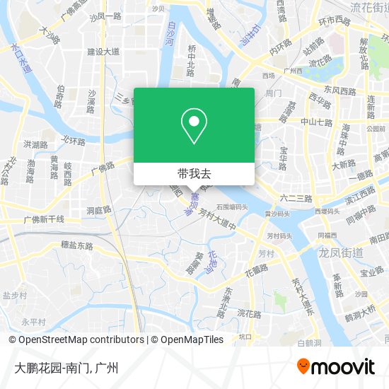 大鹏花园-南门地图