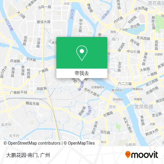 大鹏花园-南门地图