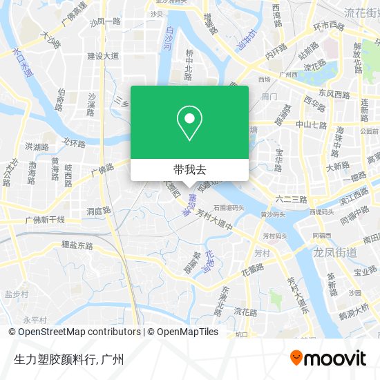 生力塑胶颜料行地图