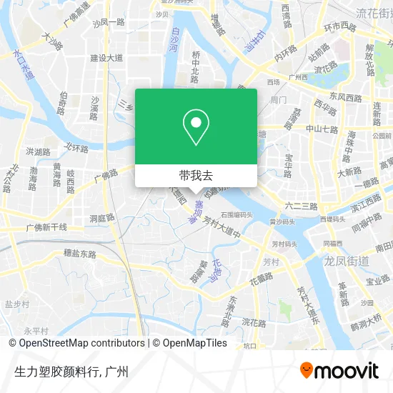 生力塑胶颜料行地图