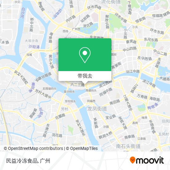 民益冷冻食品地图
