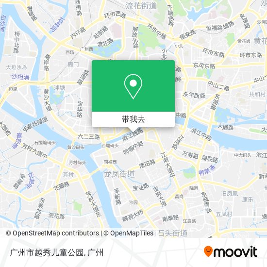 广州市越秀儿童公园地图