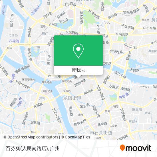 百芬爽(人民南路店)地图