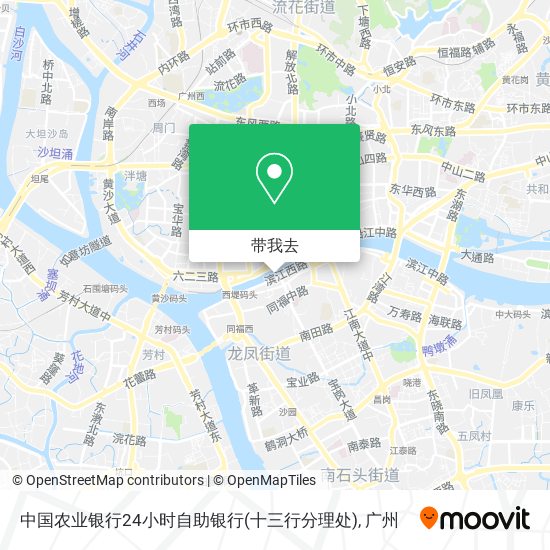 中国农业银行24小时自助银行(十三行分理处)地图