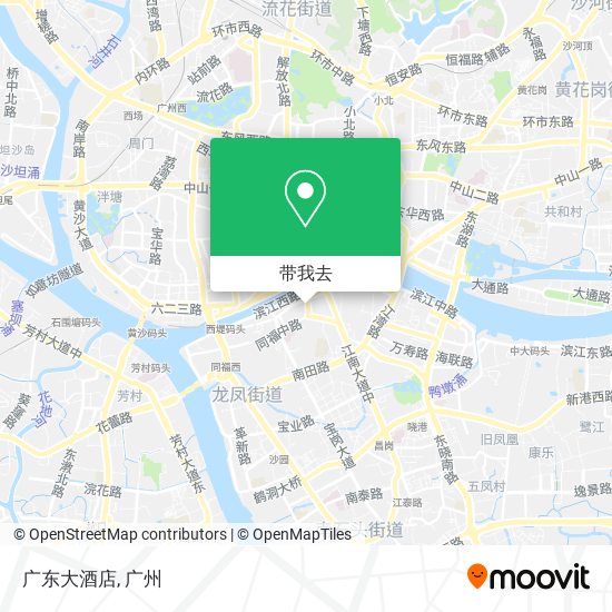 广东大酒店地图