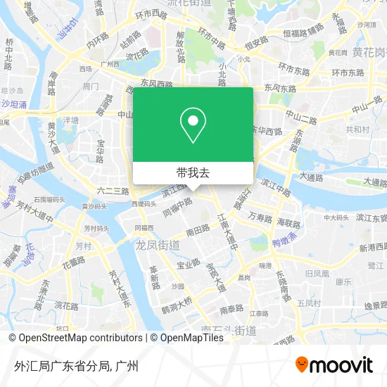 外汇局广东省分局地图