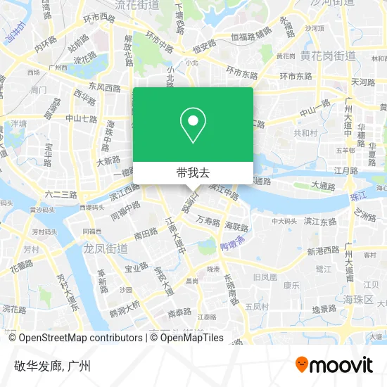 敬华发廊地图