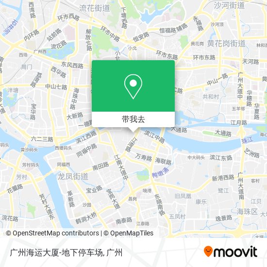 广州海运大厦-地下停车场地图