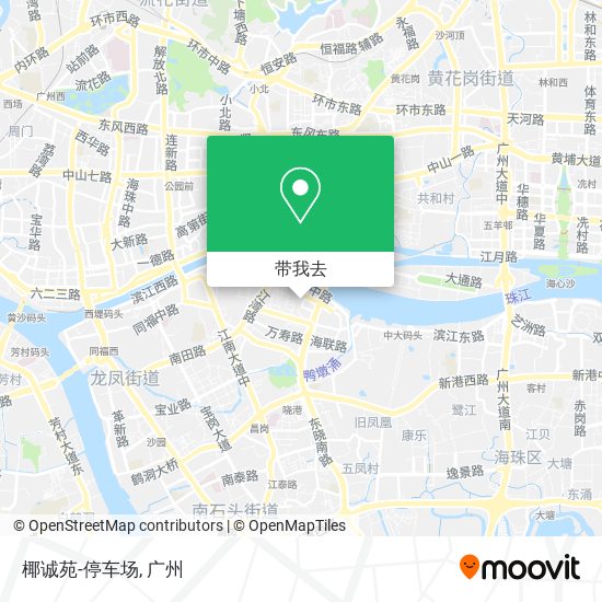 椰诚苑-停车场地图