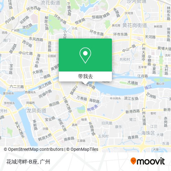 花城湾畔-B座地图