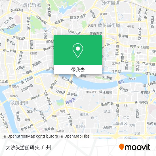 大沙头游船码头地图