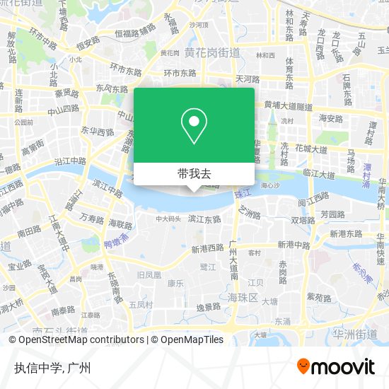 执信中学地图