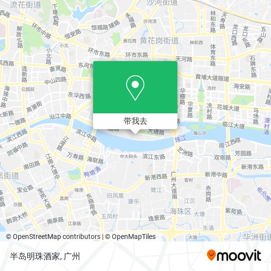 半岛明珠酒家地图