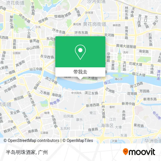 半岛明珠酒家地图