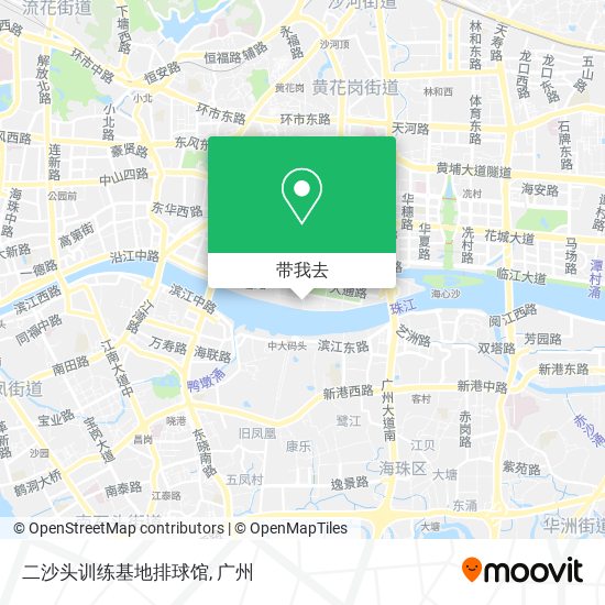 二沙头训练基地排球馆地图