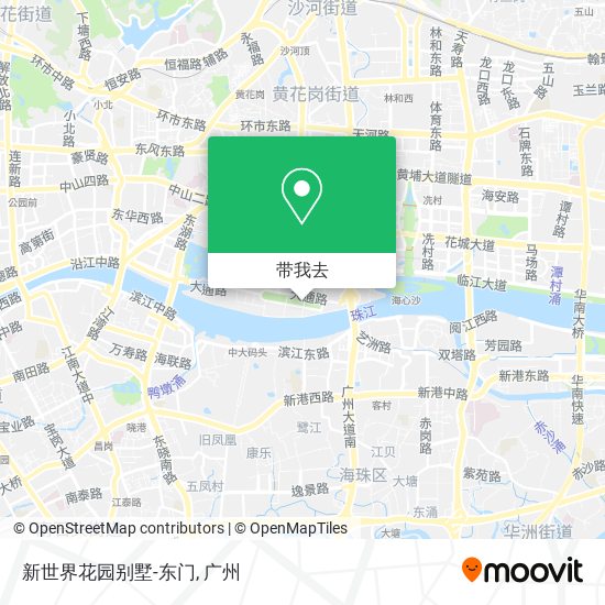 新世界花园别墅-东门地图