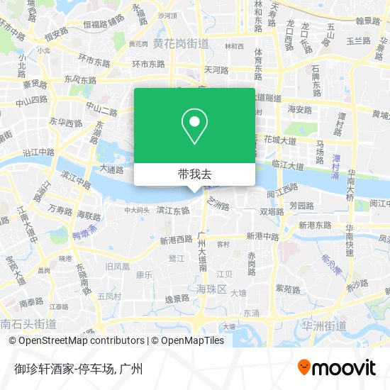 御珍轩酒家-停车场地图