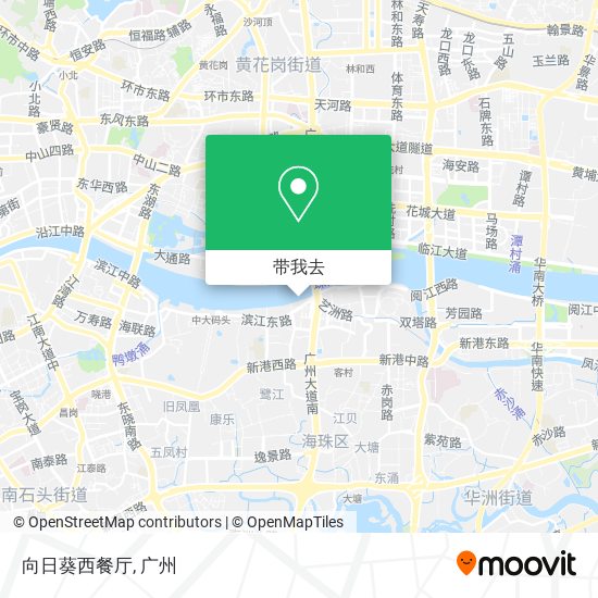 向日葵西餐厅地图
