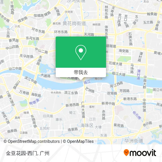 金亚花园-西门地图