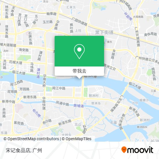 宋记食品店地图
