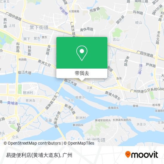 易捷便利店(黄埔大道东)地图