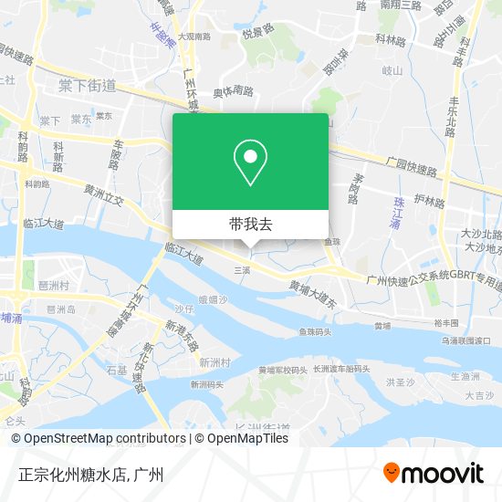 正宗化州糖水店地图