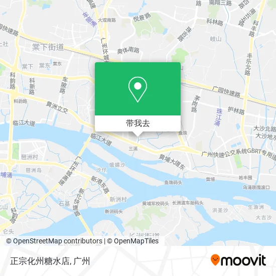 正宗化州糖水店地图