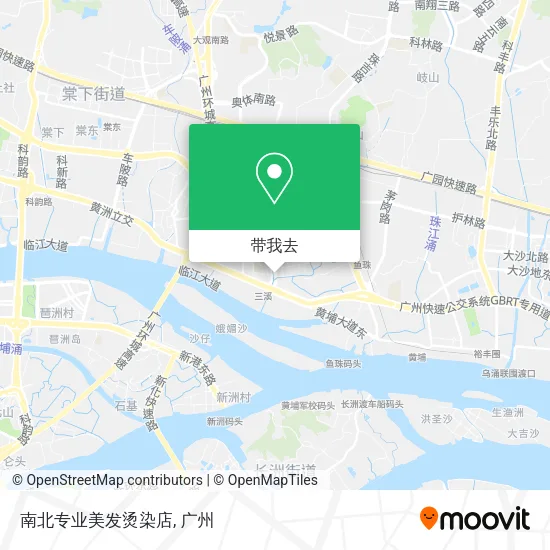 南北专业美发烫染店地图