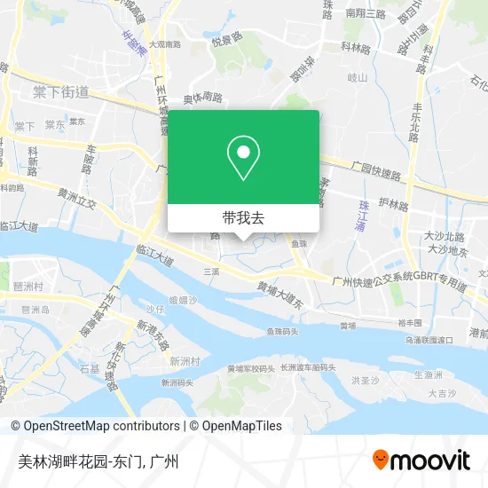 美林湖畔花园-东门地图