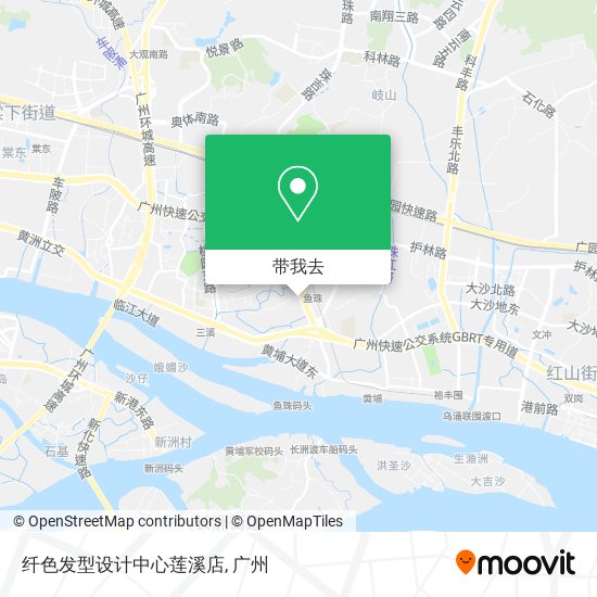 纤色发型设计中心莲溪店地图