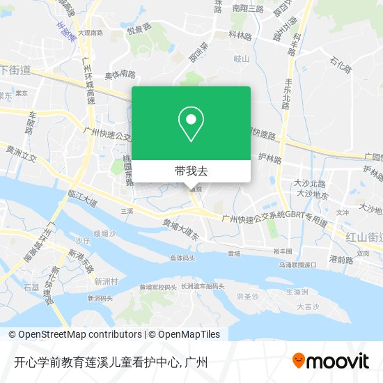 开心学前教育莲溪儿童看护中心地图