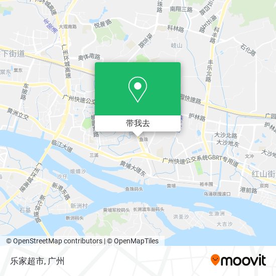 乐家超市地图