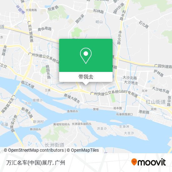 万汇名车(中国)展厅地图