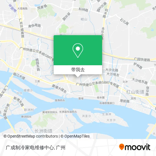 广成制冷家电维修中心地图