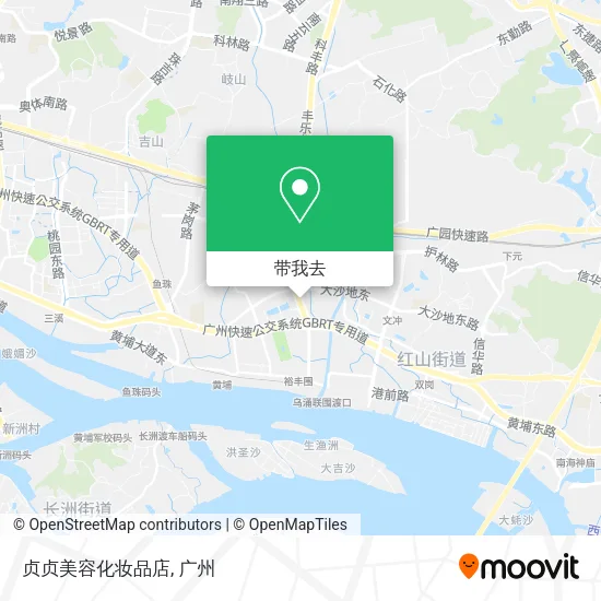 贞贞美容化妆品店地图