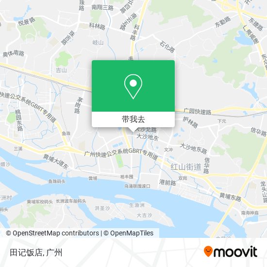 田记饭店地图