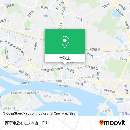 苏宁电器(大沙地店)地图