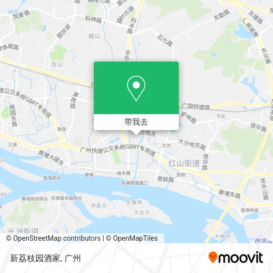 新荔枝园酒家地图