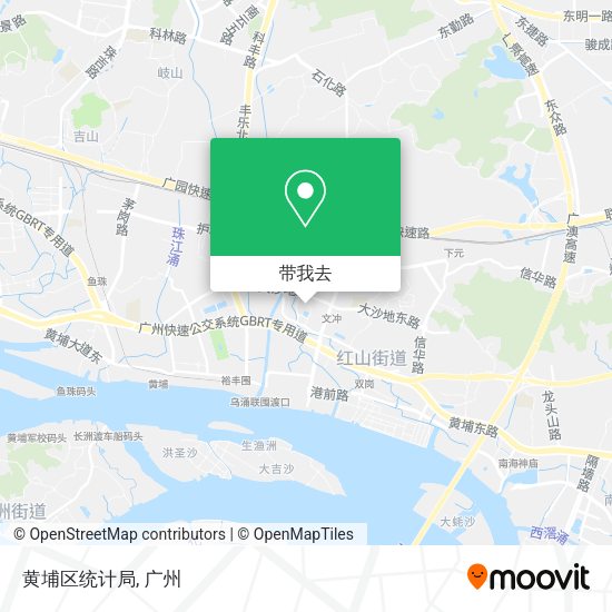 黄埔区统计局地图