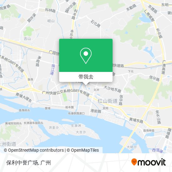保利中誉广场地图