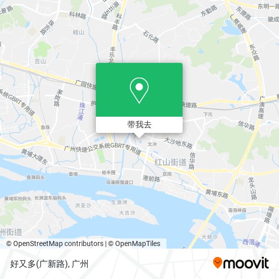 好又多(广新路)地图