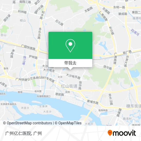 广州亿仁医院地图