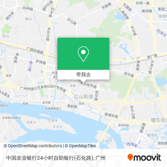 中国农业银行24小时自助银行(石化路)地图