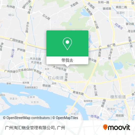 广州淘汇物业管理有限公司地图